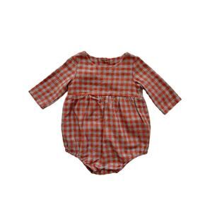 Esther + Jo Plaid Flannel Romper